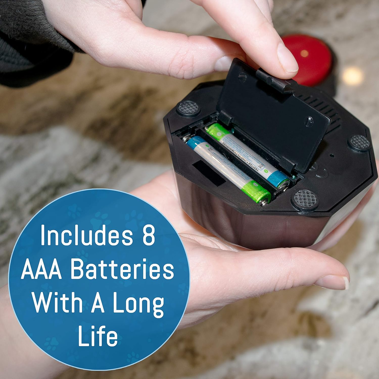 Chip's Pet Stuff Recordable Training Buttons for Dogs - Record Any Sound to Enable Communication with Your Puppy - Set of 4 Can Also Be Used As Game Buzzers, Doggie Doorbells, Speech Aids, & More : Pet Supplies