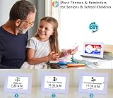 Véfaîî Upgraded Dementia Clock 2.0 7" with DST, 20 Reminders, SDR Sleep Trainer view 4