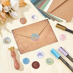 CRASPIRE Moon and Star Wax Seal Stamp Vintage