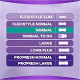 Always Dailies Fresh & Protect Panty Liners Normal 240 Liners 60 x 4 Packs view 4