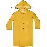 CLC Custom Leathercraft Rain Wear R105M .35 MM PVC Trench Coat, Medium,Yellow
