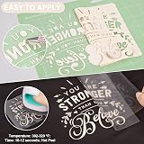 VINYL FROG Cream HTV Vinyl Roll 12 x 5ft PU Heat Transfer for T Shirts view 3