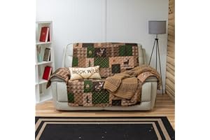Donna Sharp Green Forest Loveseat Cover