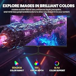 CRUA 32Inch Curved Gaming Monitor, FHD