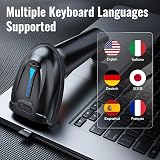 Tera 2D QR Barcode Scanner Wireless USB 2.4G D5100 Black view 7