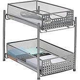 Mind Reader Accessory Organizer, Supply Storage, Desktop, Crafts, Office, Metal Mesh, 8"L x 12.5"W x 11.25"H, White