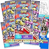 8 Pc Transformers Mini Party Favors Set - Bundle 8 Optimus Prime Play Packs with Mini Coloring Books, Stickers, and Goodie Bags | Transformers Birthday Party Supplies Decorations