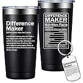Grifarny Difference Maker Definition Tumbler Mug - Christmas Thank You Gifts for Men, Women - Appreciation, Inspirational Gifts for Boss, Employee, Teachers, Assistant Principal, Coworkers