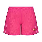 PUMA Girls' Little Active Short, Pink Glo, 4