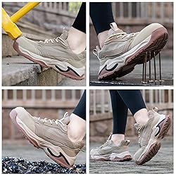 Steel Toe Shoes for Women Men Wide Non Slip