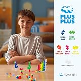 PLUS PLUS Building Blocks Toy 600 pc Neon Creative STEM Play for Kids 5+ view 3