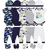 ABeCue Baby Boy Layette Essentials Set Newborn Girl Clothes Pack Infant Gift Sets 20-Piece