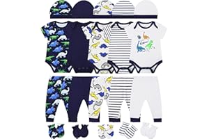 ABeCue Baby Boy Layette Essentials Set Newborn Girl Clothes Pack Infant Gift Sets 20-Piece