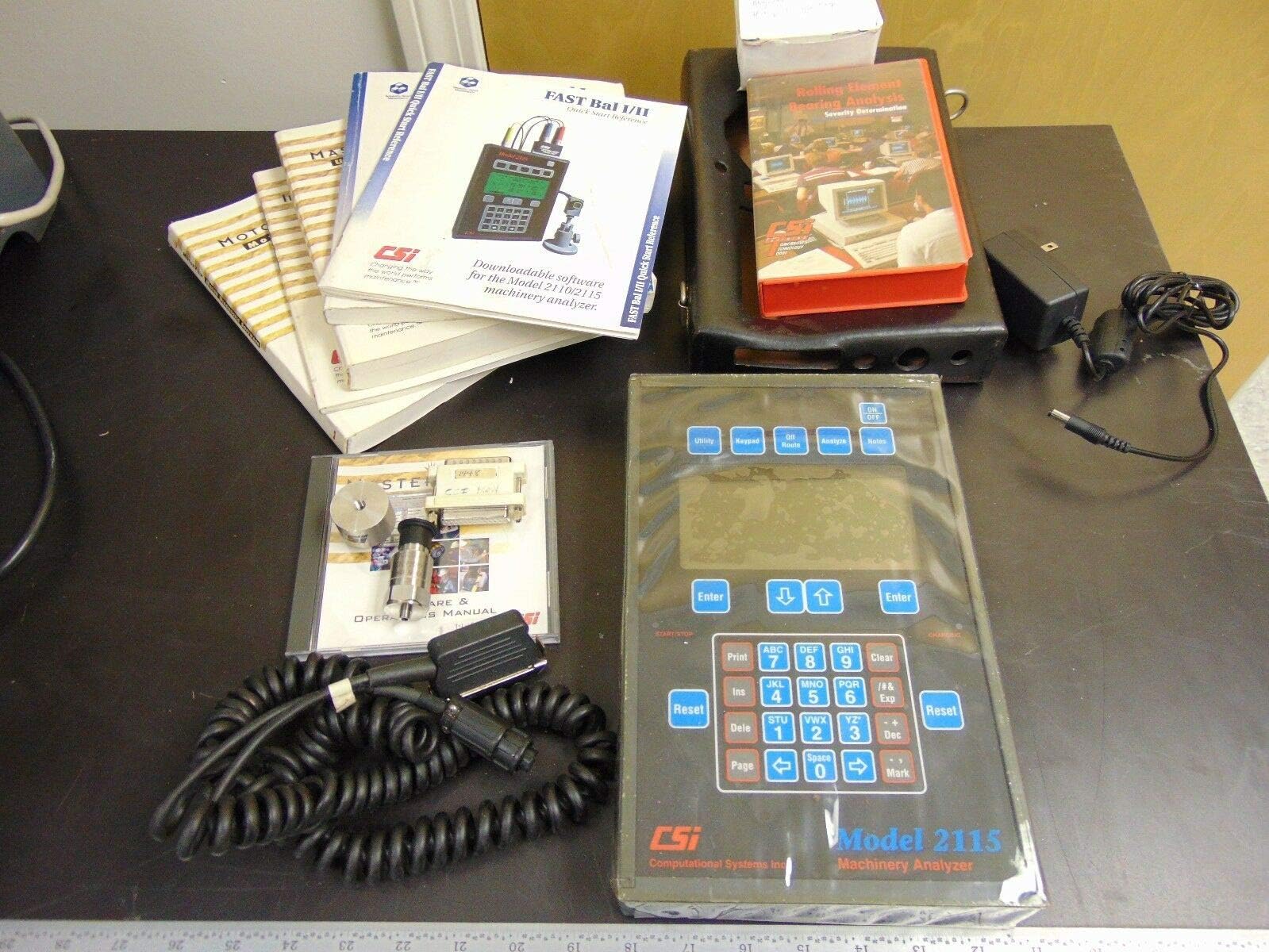 CSI 2115 Vibration Analyzer w/Mastertrend & Hasp Key FN60