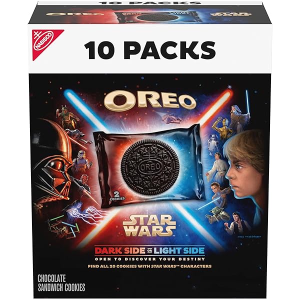 STAR WARS™ OREO COOKIES, SPECIAL EDITION, 10 SNACK PACKS (2 COOKIES PER PACK)
