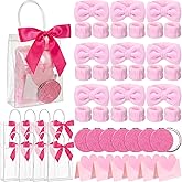 Yinder 30 Pcs Galentine's Gifts Bulk Party Favors, Pink Valentine Gift Bags and Love Cards for Daughter, Teen Girls, Girlfriend, Sister, Bestie, Skincare Headband for Girls