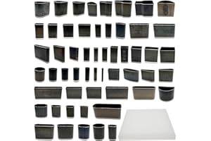 Yayatty 56 PCS Multiple Shapes Hollow Punch Cutter Tool, 55 PCS Leather Hole Punch Tool with Perforated Matting, Leather Crafting Tools for DIY Leather Crafts