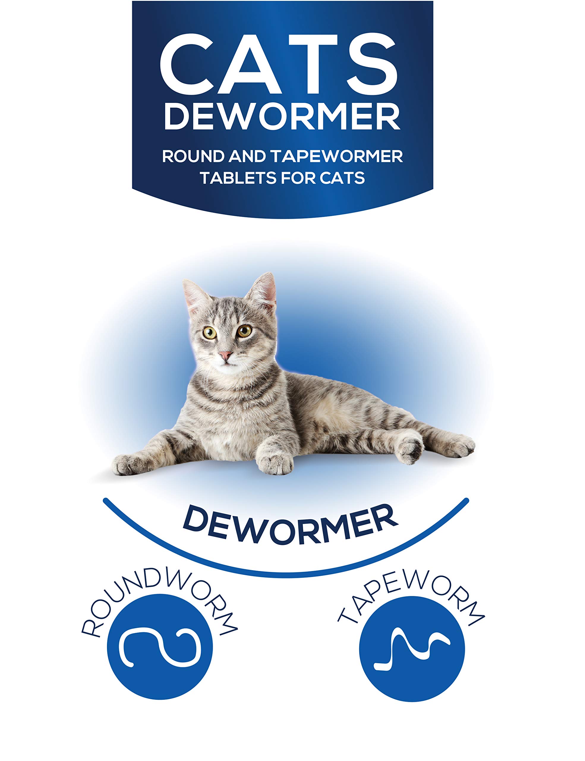 Cats Dewormer Round and Tapewormer Tablets for Cats Pricepulse