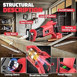 Cordless Reciprocating Saw for Milwaukee : Cerycose