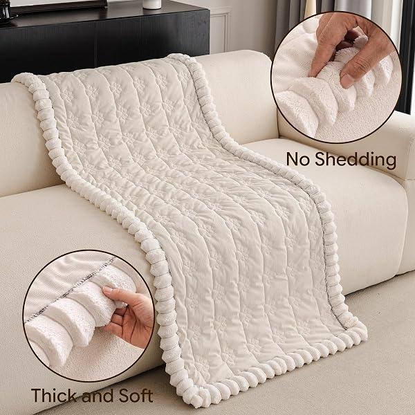 FUANGUI COUCH COVERS FOR DOGS WASHABLE, SOFA COVER WITH STRAPS FOR 3 CUSHION COUCH,NON-SLIP PET COUCH PROTECTOR FOR SECTIONAL & LEATHER SOFA, 1PC(BEIGE, 27.6″ X 70.9″)