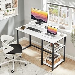 GreenForest Computer Desk with Monitor Stand and