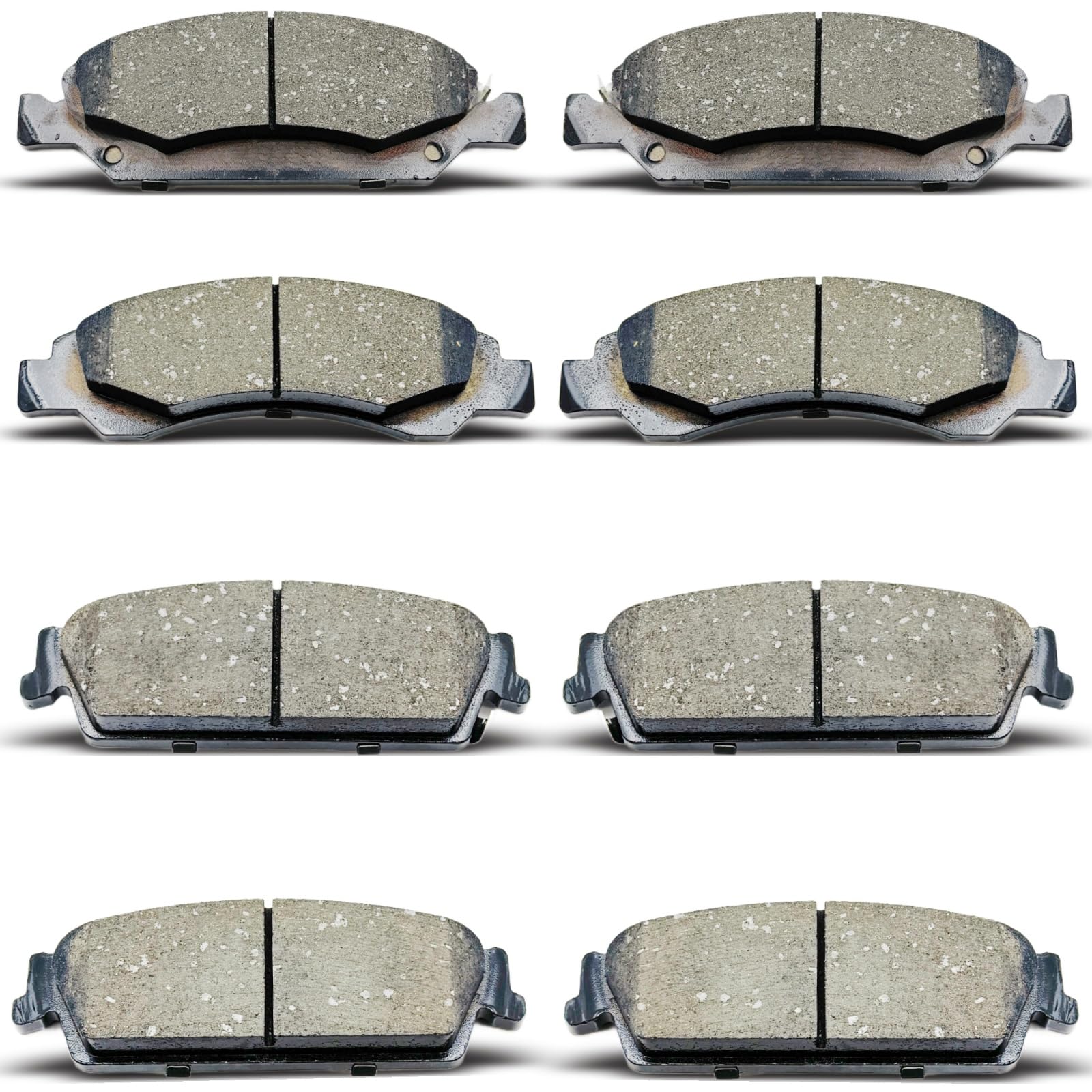 Photo 1 of DYZJKWJW D1324 D1325 Front Rear Ceramic Brake Pads Set 8pcs Fit For 2008-2014 Toyota Highlander