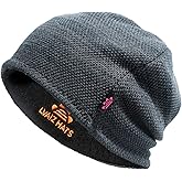 Lvaiz Mens Winter Beanie Hat Warm Fleece Lined Skull Cap for Men Reversible Women Windproof Watch Hat Knit Warm Unisex Beanie