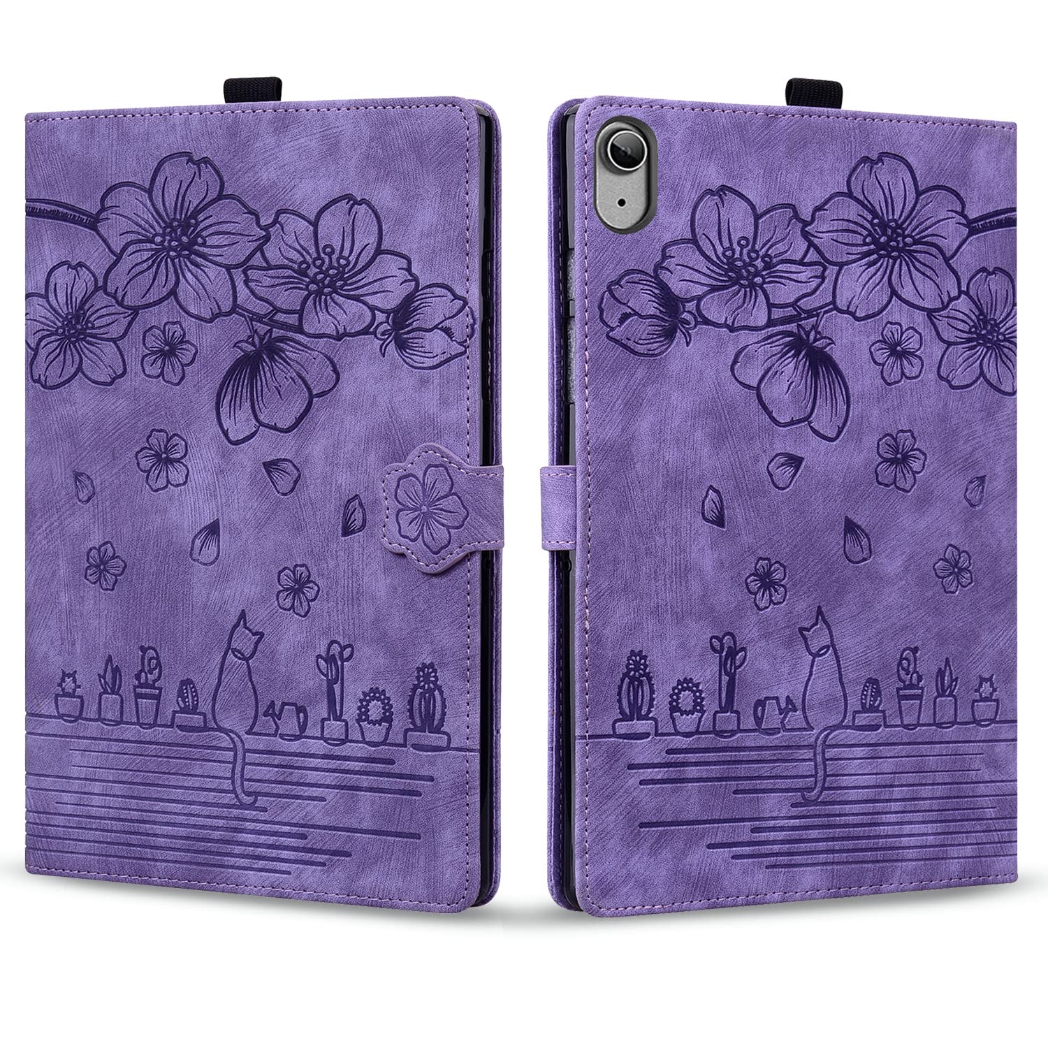 Rosbtib Case for ipad 10. Generation 2022 ipad 10.9 Case, PU Leather Flip Cover with Card Slots Protective Tablet Case iPad 10 Generation 10.9 Inch 2022, Purple — image 1