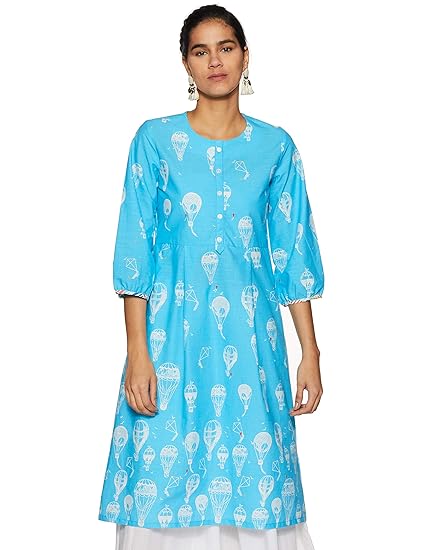 Women's Cotton A-Line Kurta
