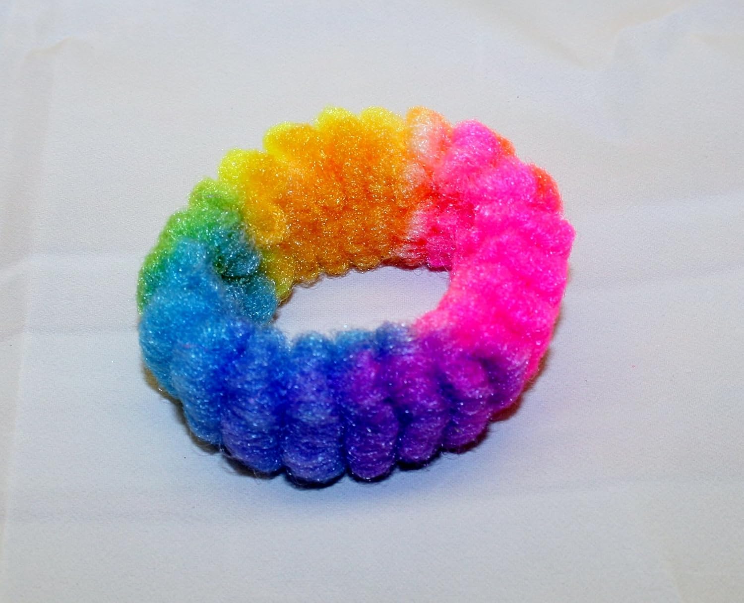 Wholesale Lot 72pcs Rainbow Scrunchies Hair Ties 3 X 1 By Choi