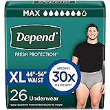 Depend Fresh Protection Adult Diapers, Incontinence