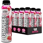 LABRADA Charge Pre Workout Watermelon Candy RTD Drink – Pump, Energy, Endurance Formula with 10g Glycerol, 6g L-Citrulline Malate, 4g Beta Alanine, 300mg Caffeine, + Total Hydration, 12 Servings