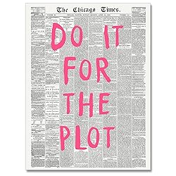 Retro Newspaper Posters for Room Aesthetic Pink