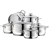 WMF Nudeltopf mit Glasdeckel, 24 cm, Kochtopf hoch mit