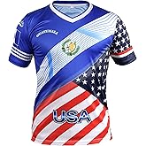 Fury Guatemala & USA Flag Mix Soccer Jersey - Camiseta Guatemala - Men/Women/Unisex