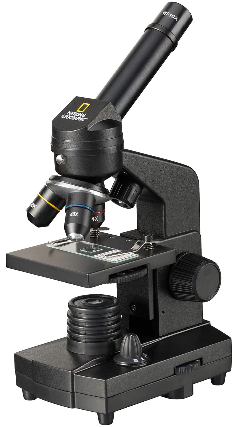 National Geographic Microscope 40-1280x with Smartphone Adapter, Black - Image 3