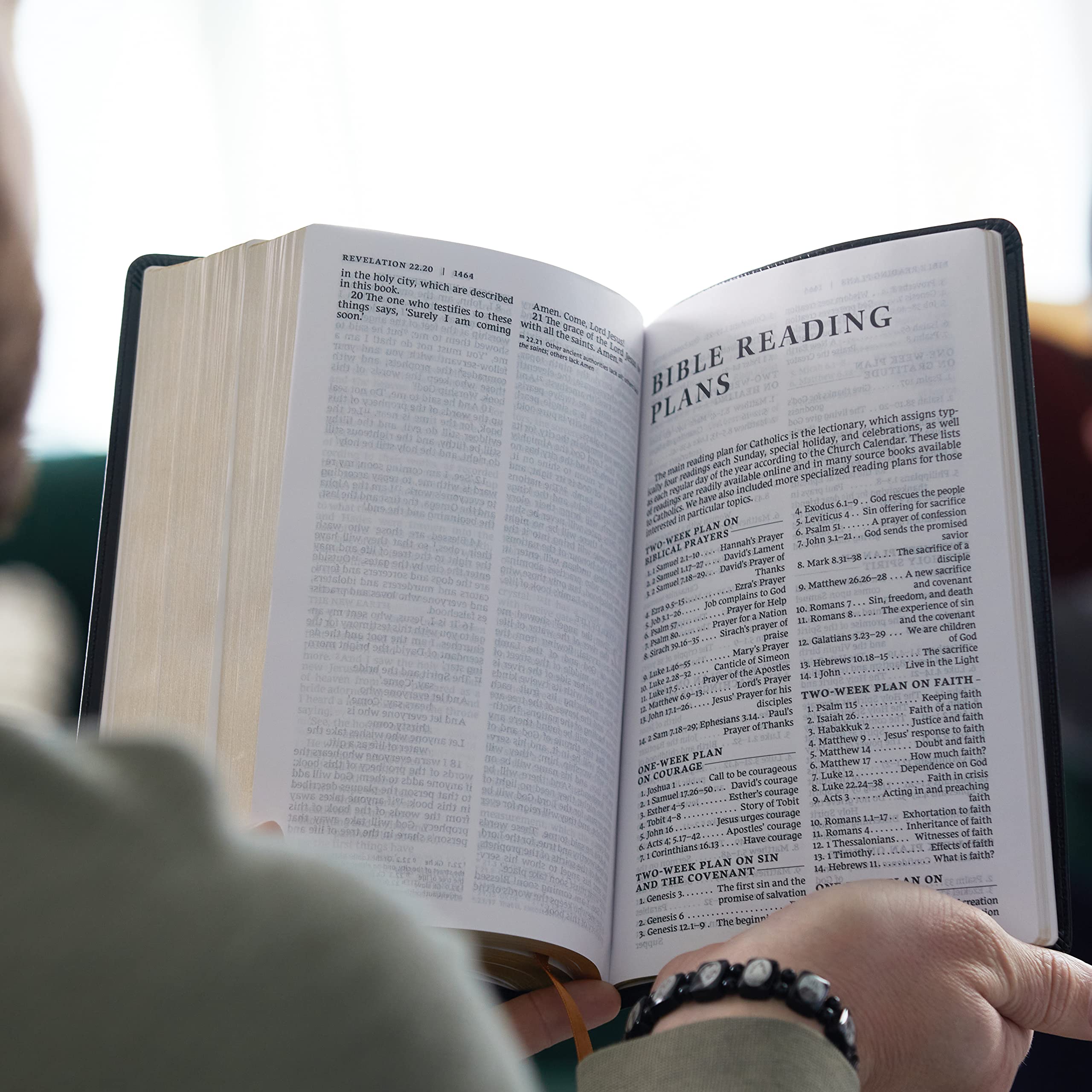 NRSV, Catholic Bible, Standard Personal Size, Leathersoft, Red, Comfort Print: Holy Bible NRSV, Catholic Bible, Standard Personal Size, Leathersoft, Red, Comfort Print: Holy Bible Imitation Leather Hardcover Paperback Audio CD