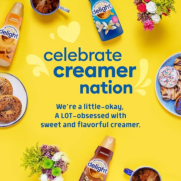 INTERNATIONAL DELIGHT FRENCH VANILLA, SINGLE-SERVE COFFEE CREAMERS, SHELF STABLE NON-DAIRY FLAVORED COFFEE CREAMER, 288 COUNT