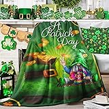Ivarunner Pink Christmas Blanket Throw, Gnome