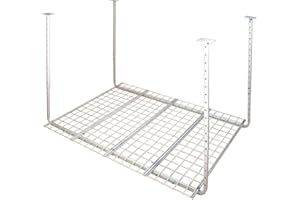 HYLOFT Ceiling Mounted Adjustable Shelf in White