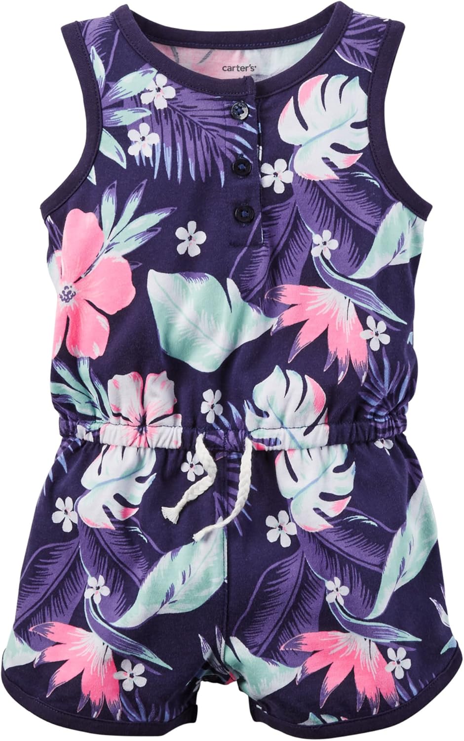tropical romper baby