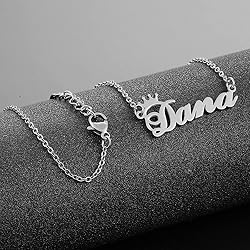 Custom Silver Name Necklace Personalized for