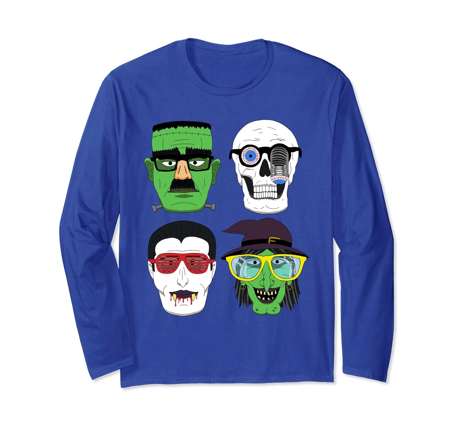 Halloween Costume Funny Glasses Monsters Disguise Shirt-ANZ