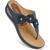 FUDYNMALC Sandals for Women Wedge Shoes: Summer All-Day Comfort Flip Flops 2026 Dressy Platform Footwear for Casual Walking