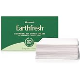 Cleanomic Earthfresh Fabric Softener Sheets Dryer Sheets, Softens &amp; Removes Static Cling, Vegan Laundry Softener With Essential Oils -Fragrance Free