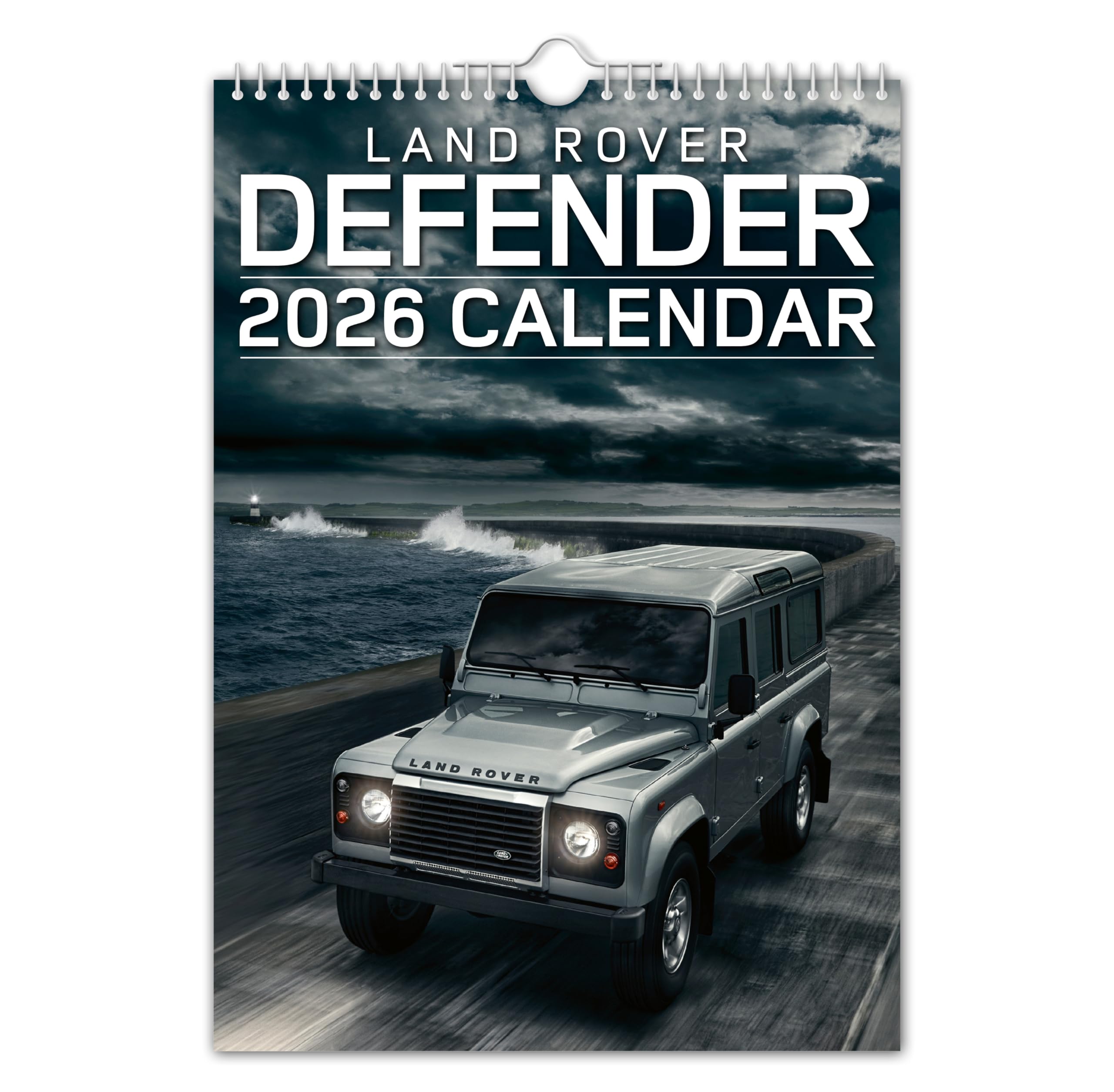 The Calendar King // Landy Defender - Landie Defender - 2026 Wall Calendar (Full Colour, A4 Size)