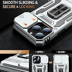 Goodon for iPhone 13 Pro Max Case with Sliding