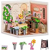 Rolife Super Creator Kits Fresh Flower Shop, Tiny House Building Blocks for Little Dolls, DIY Plastic Mini House Model Building Kits for Teens Aged 14+, DIY Crafts/Hobbies for Adult(Fresh Flower Shop)