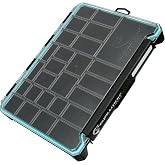 Evolution Fishing BallistiX Terminal Tackle Tray - Waterproof, Anti-Corrosion, One Hand Latch, Clear Lid, Lure Box, Tackle Storage