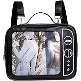 Lifelix Ita Bag Japanese Backpack Y2k Bag Shoulder Crossbody Handbag for Anime Cosplay (Black)